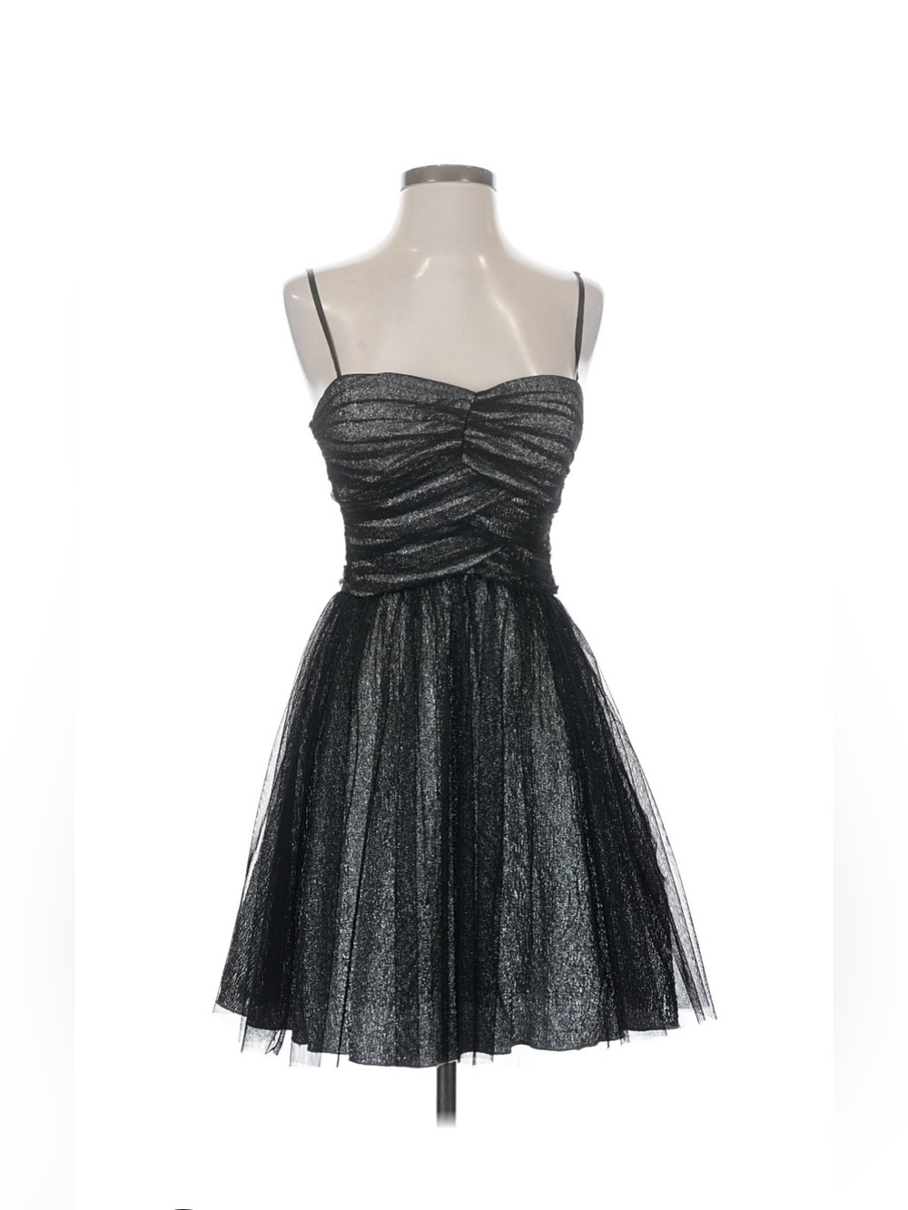 Dollskill Delia’s black & silver sparkle mini dress